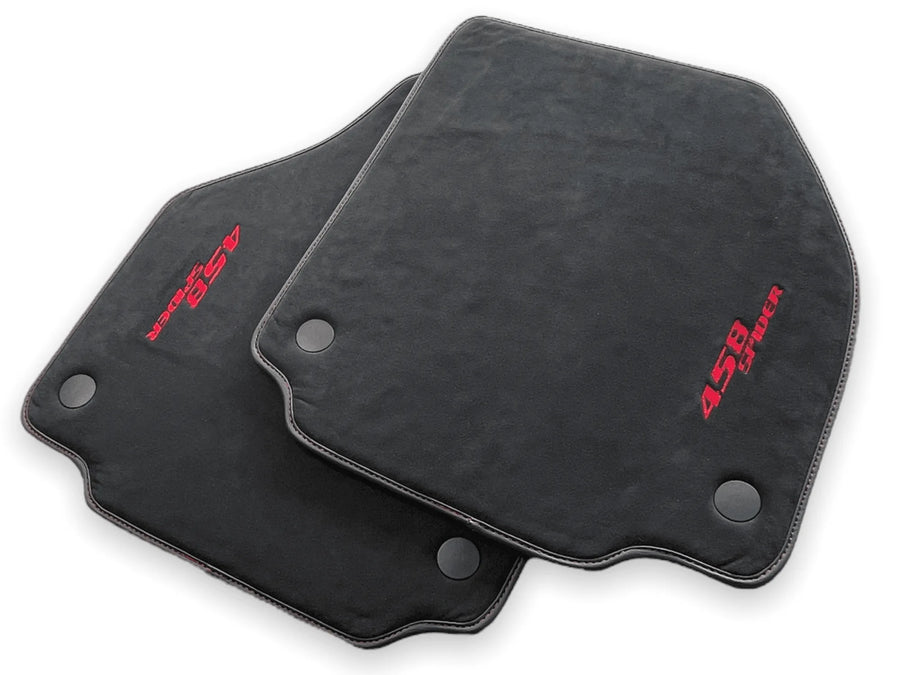 Bilmatter for Ferrari 458 Spider 2012-2015 Alcantara Lær - AutoWin