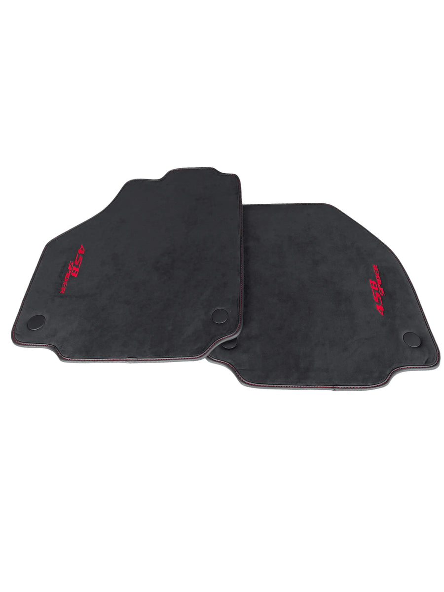 Bilmatter For Ferrari 458 Spider 2012-2015 Alcantara Lær - AutoWin