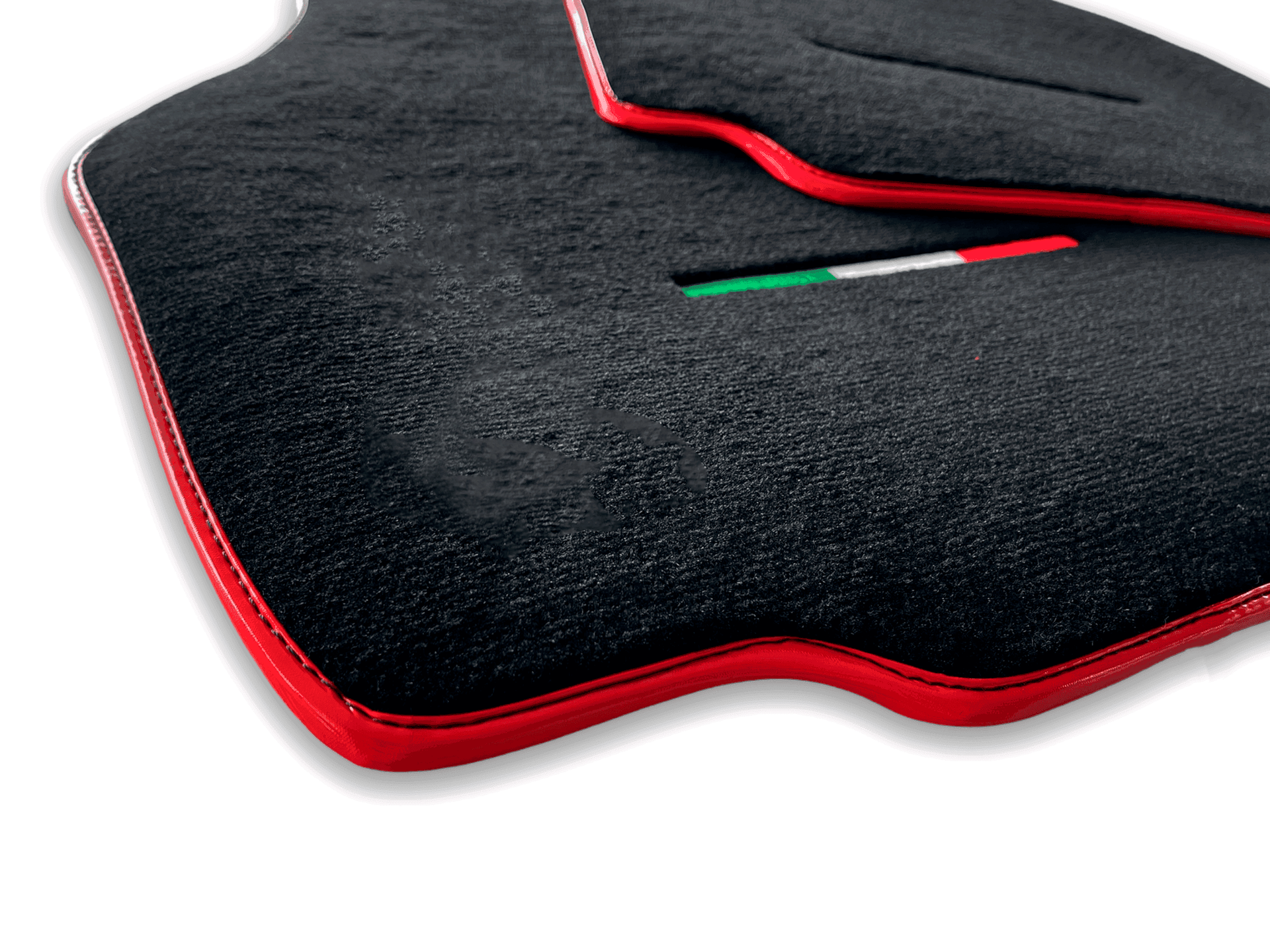 Floor Mats For Ferrari 488 Pista Spider (2019-2021) - Red Trim