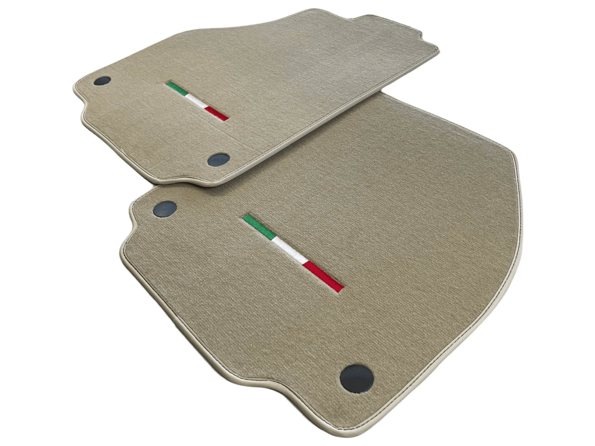 Bilmatter For Ferrari 458 Spider 2012-2015 Beige Italiensk Utgave - AutoWin