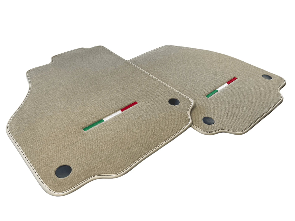 Bilmatter For Ferrari 458 Spider 2012-2015 Beige Italiensk Utgave - AutoWin