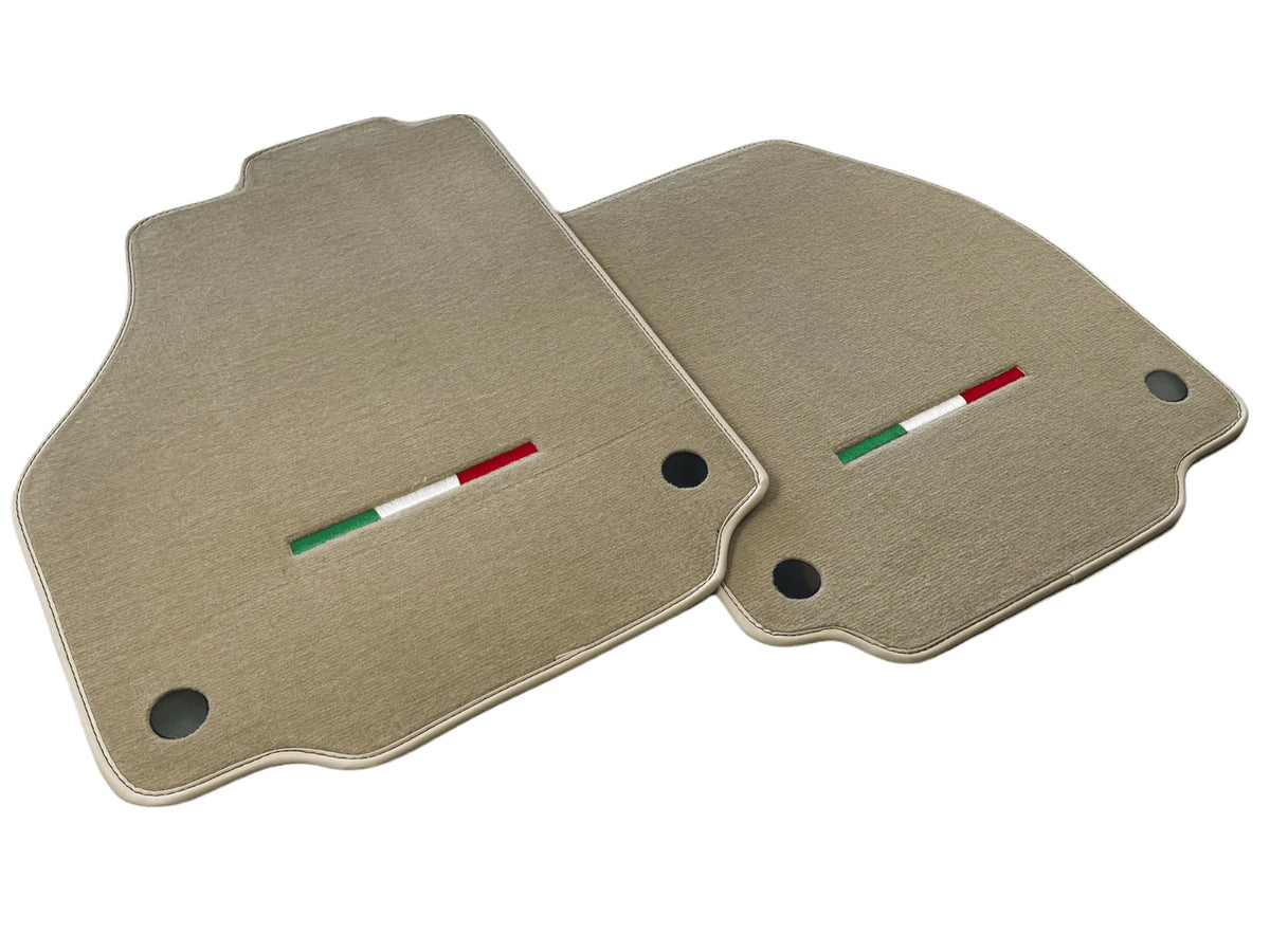 Bilmatter For Ferrari 458 Spider 2012-2015 Beige Italiensk Utgave - AutoWin