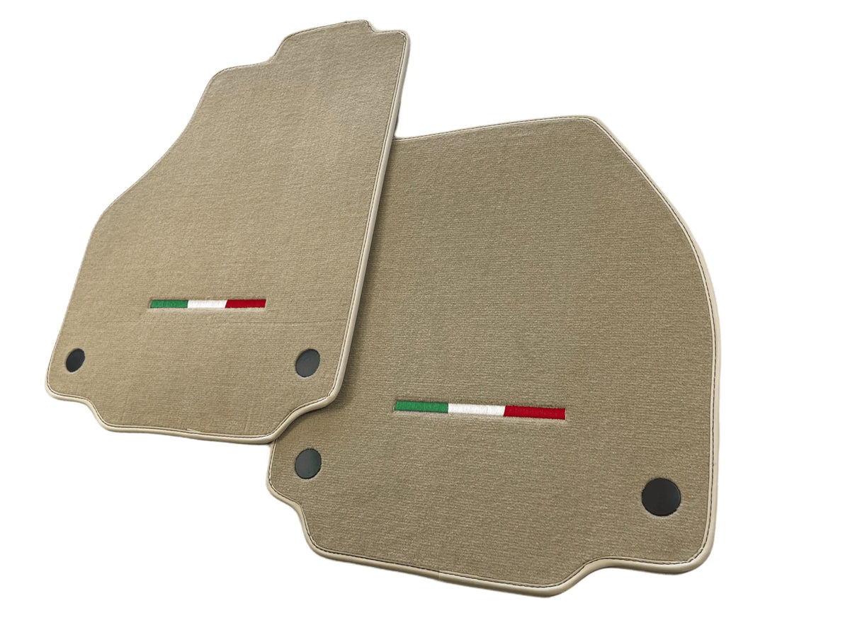 Bilmatter For Ferrari 458 Spider 2012-2015 Beige Italiensk Utgave - AutoWin