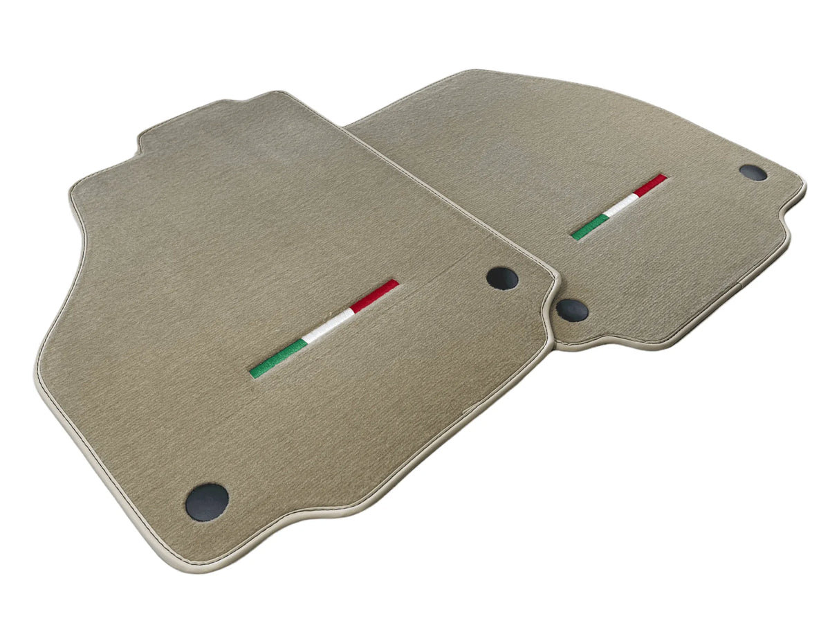 Bilmatter For Ferrari 458 Spider 2012-2015 Beige Italiensk Utgave - AutoWin