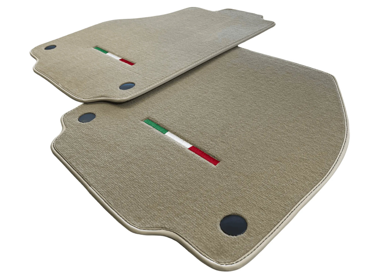 Bilmatter For Ferrari 458 Spider 2012-2015 Beige Italiensk Utgave - AutoWin