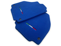 Bilmatter For Ferrari 458 Spider 2012-2015 Blå Autowin Merke Italiensk Utgave
