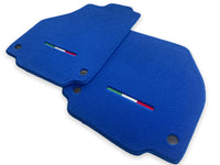 Bilmatter For Ferrari 458 Spider 2012-2015 Blå Autowin Merke Italiensk Utgave