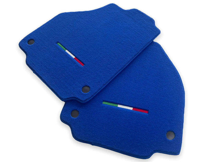 Bilmatter For Ferrari 458 Spider 2012-2015 Blå Autowin Merke Italiensk Utgave
