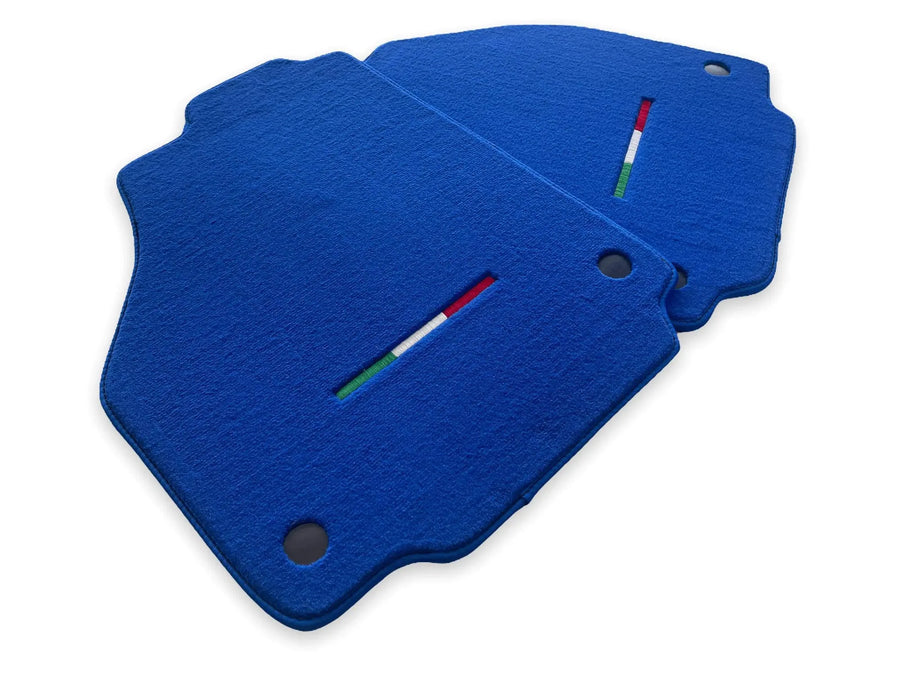 Bilmatter For Ferrari 458 Spider 2012-2015 Blå Autowin Merke Italiensk Utgave