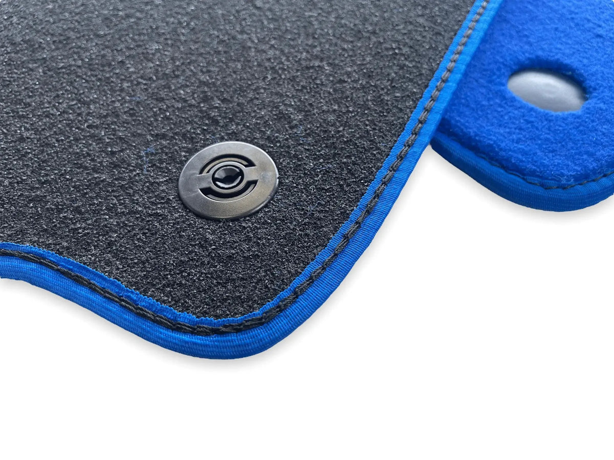 Bilmatter For Ferrari 458 Spider 2012-2015 Blå Autowin Merke Italiensk Utgave