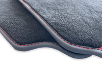 Floor Mats For Ferrari 458 Spider 2012-2015 Red Alcantara Leather - AutoWin