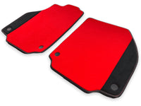 Floor Mats For Ferrari 458 Spider 2012-2015 Red Carpet And Alcantara Leather