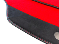 Floor Mats For Ferrari 458 Spider 2012-2015 Red Carpet And Alcantara Leather