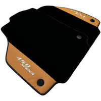 Floor Mats for Ferrari 458 Spider (2012-2015) with Beige Tradizione Nappa Leather - AutoWin