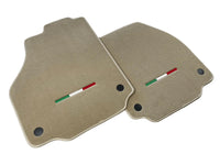 Floor Mats For Ferrari 488 2015-2022 Beige Autowin Brand Italian Edition