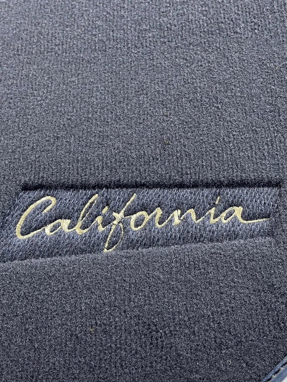 Floor Mats For Ferrari California 2008-2014 Dark Blue Color - AutoWin