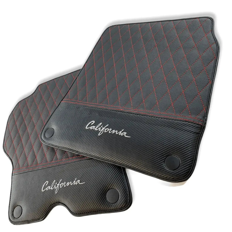 Bilmatter for Ferrari California Convertible 2008-2014 Lær Karbonutgave - AutoWin
