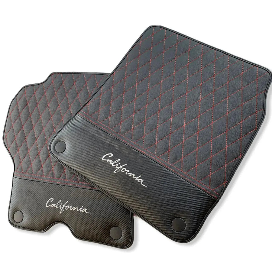 Bilmatter for Ferrari California Convertible 2008-2014 Lær Karbonutgave - AutoWin