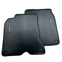 Floor Mats For Ferrari California T (2015-2018) Carbon Fiber Leather - AutoWin