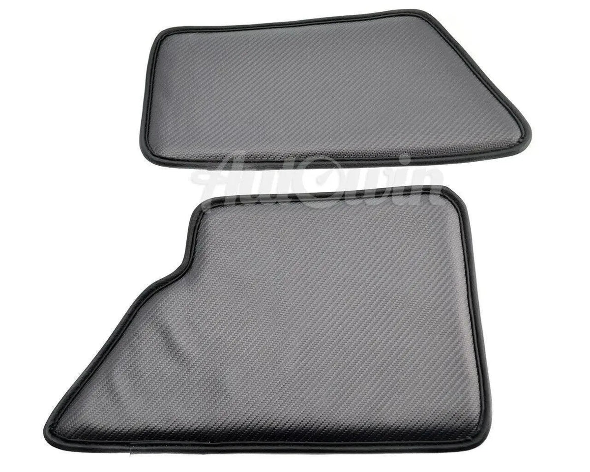 Floor Mats For Ferrari F430 2004-2009 Carbon & Alcantara Leather F430 Emblem
