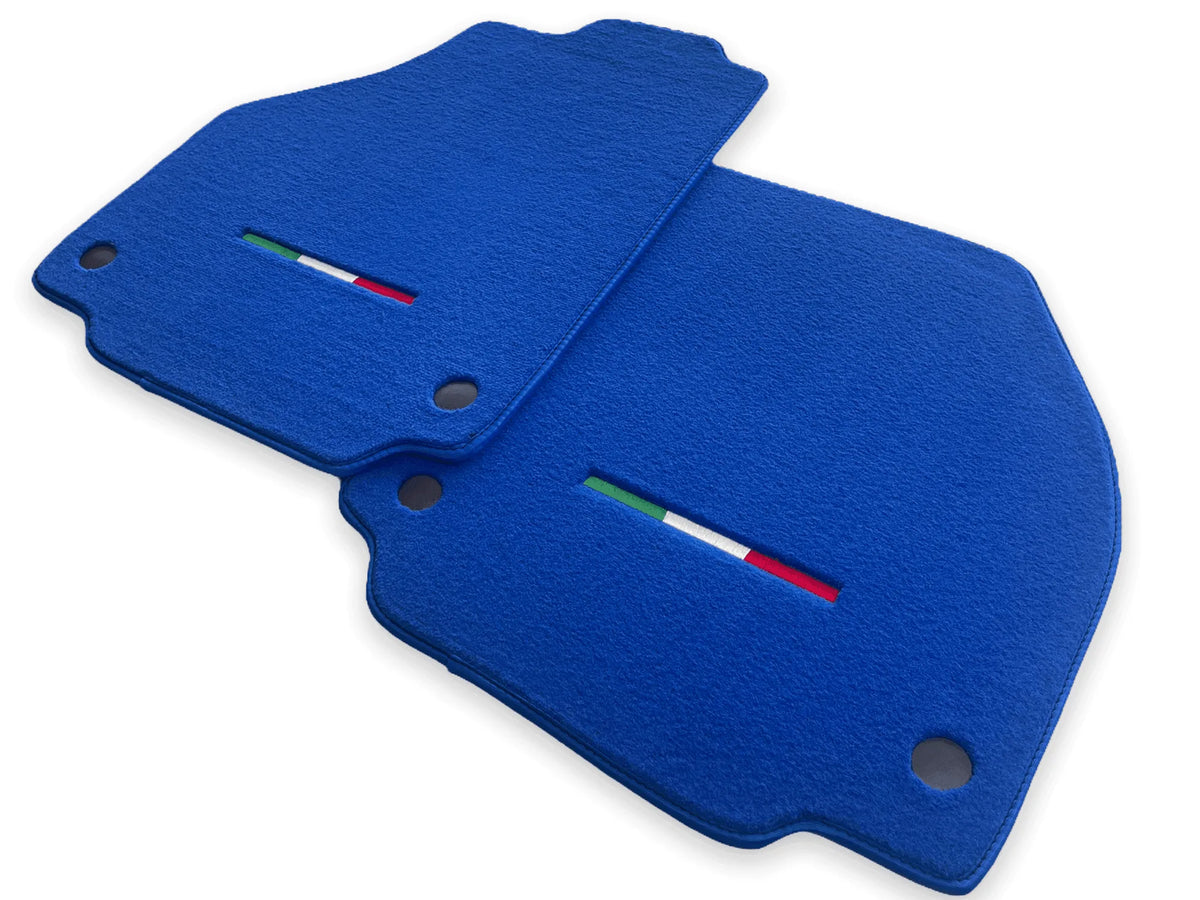 Floor Mats For Ferrari F8 Spider 2019-2022 Blue Italian Edition
