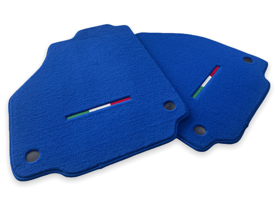 Floor Mats For Ferrari F8 Spider 2019-2022 Blue Italian Edition