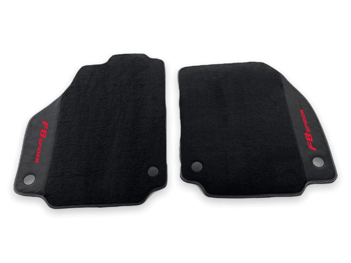 Floor Mats For Ferrari F8 Spider 2019-2022 Red Italian Edition - AutoWin