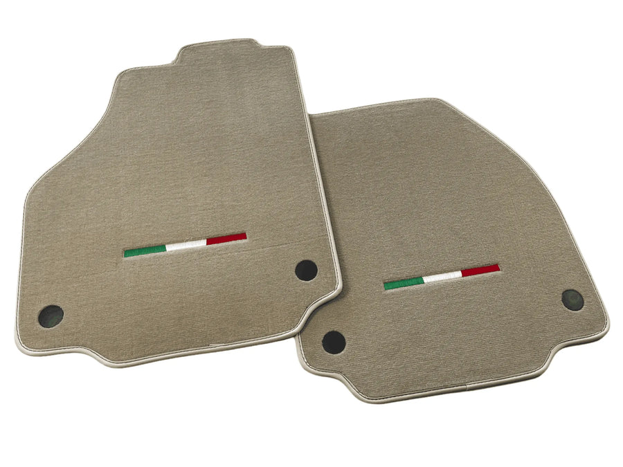 Floor Mats For Ferrari F8 Spider 2019-2023 Beige Italian Edition