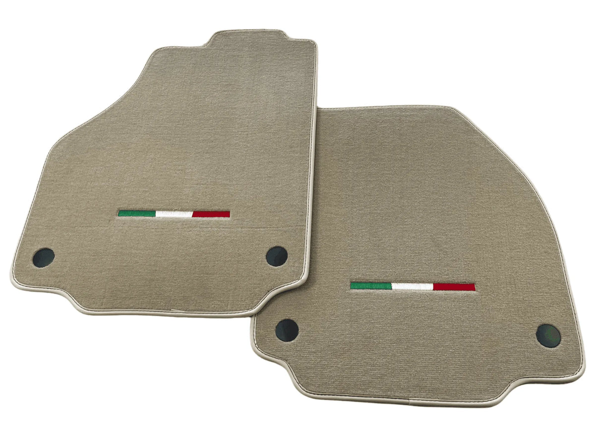 Floor Mats For Ferrari F8 Spider 2019-2023 Beige Italian Edition