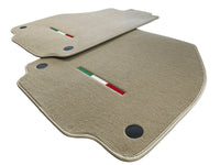 Floor Mats For Ferrari F8 Spider 2019-2023 Beige Italian Edition
