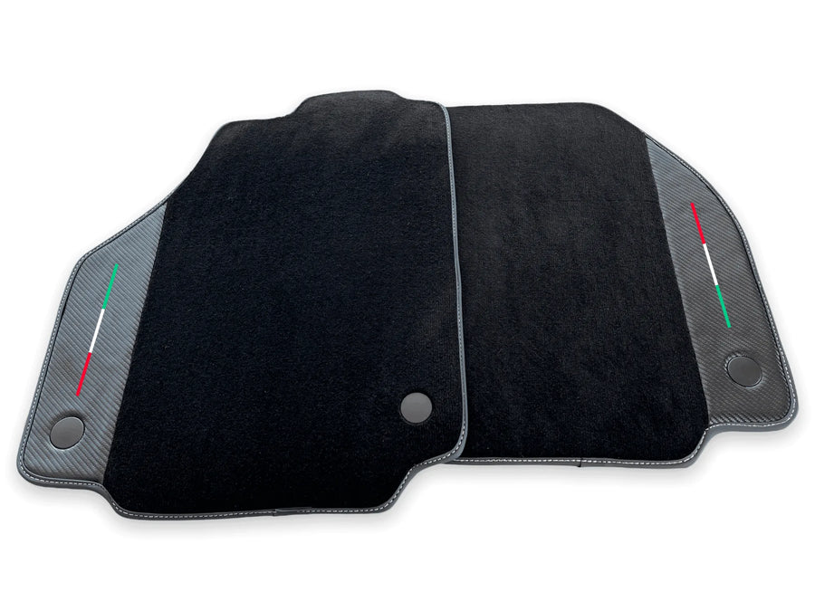 Floor Mats For Ferrari F8 Tributo 2019-2022 With Carbon Leather - AutoWin