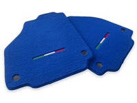 Floor Mats For Ferrari F8 Tributo 2019-2023 Blue Italian Edition - AutoWin