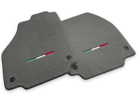 Floor Mats For Ferrari F8 Tributo (2019-2023) Gray Italian Edition - AutoWin