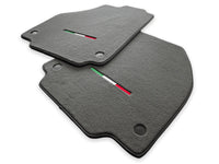 Floor Mats For Ferrari F8 Tributo (2019-2023) Gray Italian Edition - AutoWin
