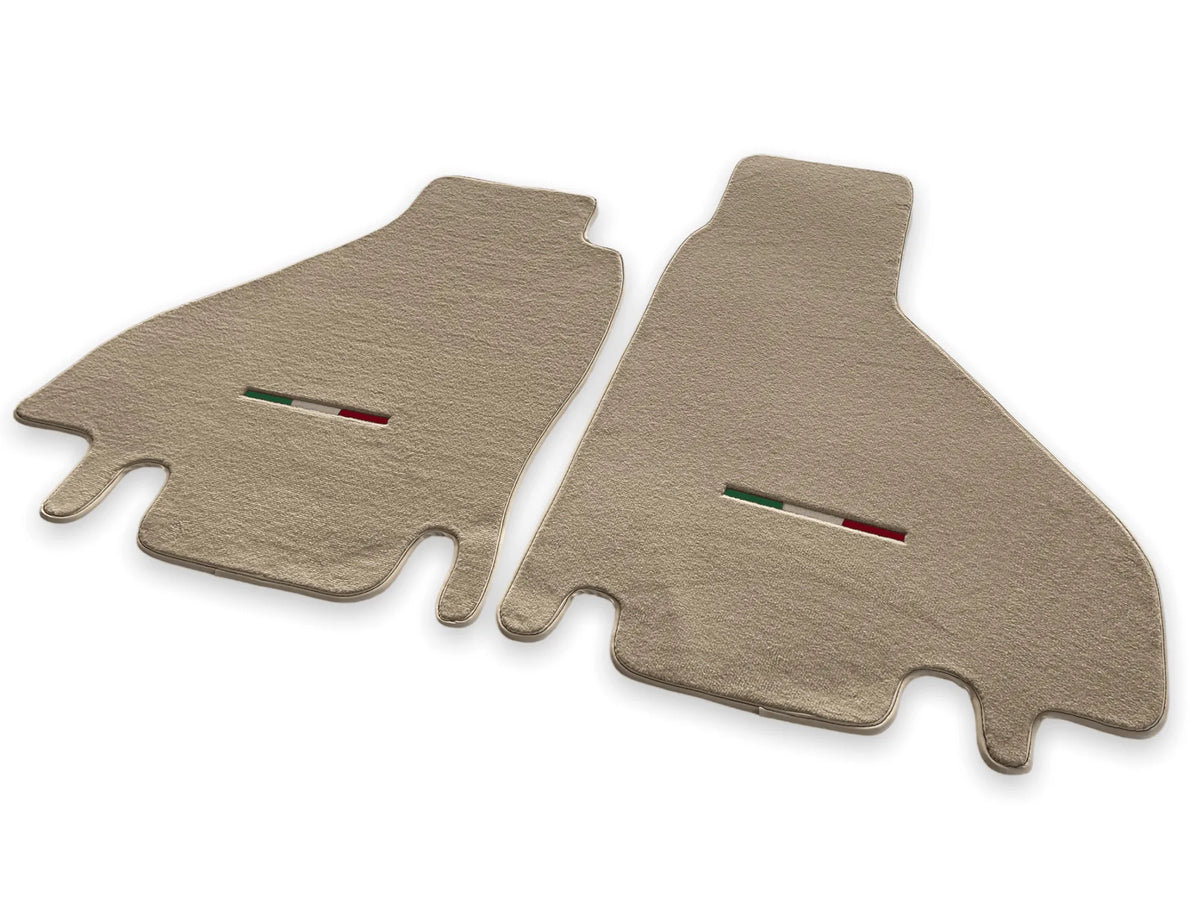 Floor Mats For Ferrari Testarossa 1984–1996 Beige Autowin Brand Italy Edition - AutoWin