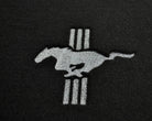 Floor Mats For Ford Mustang 2015-2023 With Silver Pony - AutoWin