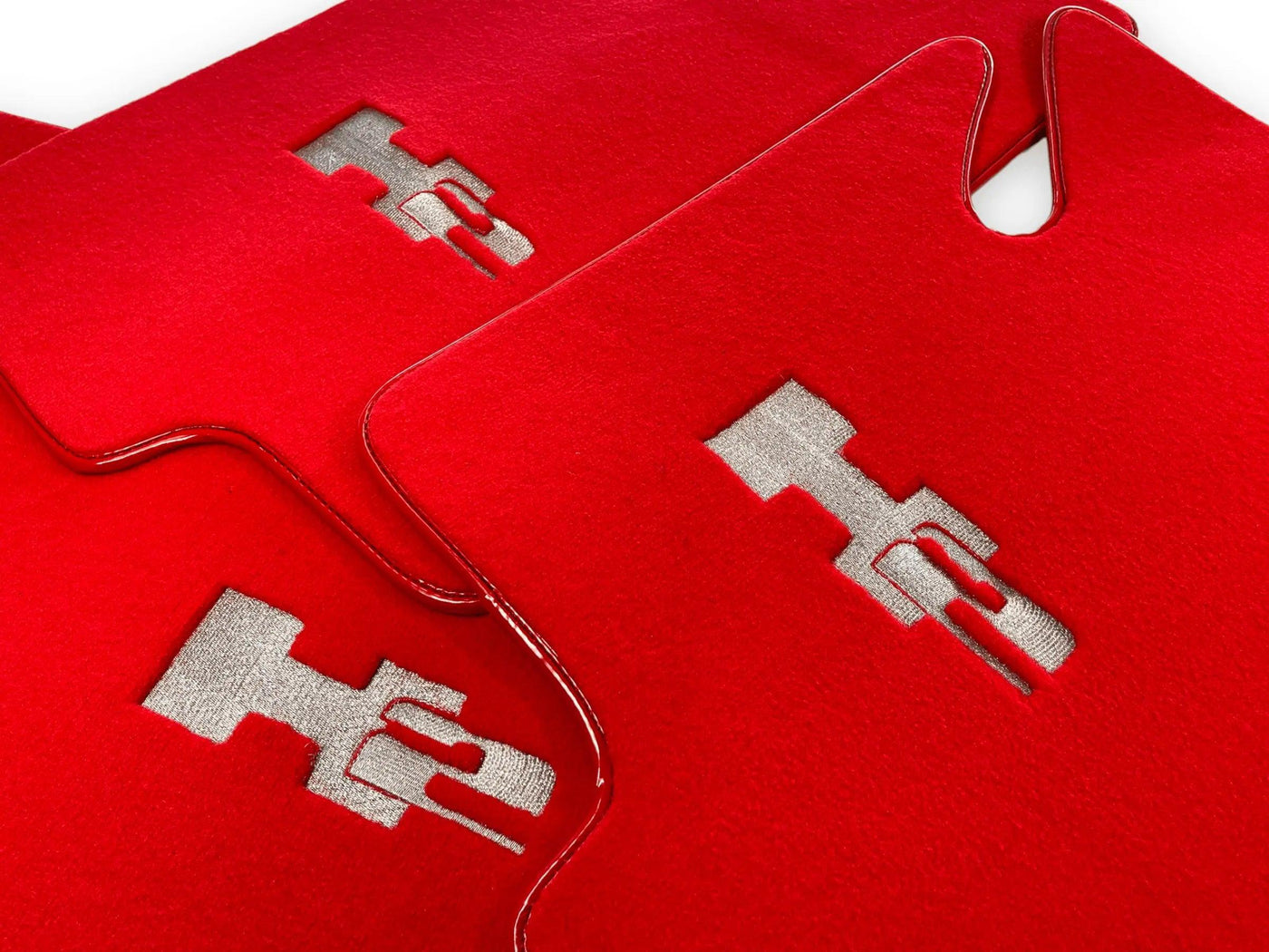 Floor Mats For Hummer H2 2003-2009 Tailored Dark Red Color Carpets - AutoWin