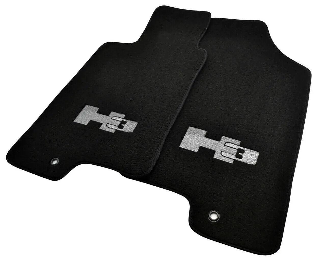 Floor Mats For Hummer H3 2005-2010 Tailored Black Carpets - AutoWin