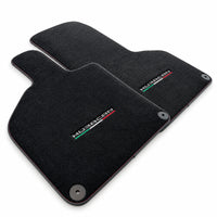 Floor Mats for Lamborghini Huracan With Italian Flag Red Stitch - AutoWin