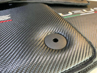 Floor Mats For Lamborghini Urus Made From Carbon Fiber Leather - AutoWin