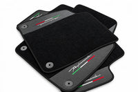 Floor Mats For Lamborghini Urus Performante With Carbon Leather Black trim