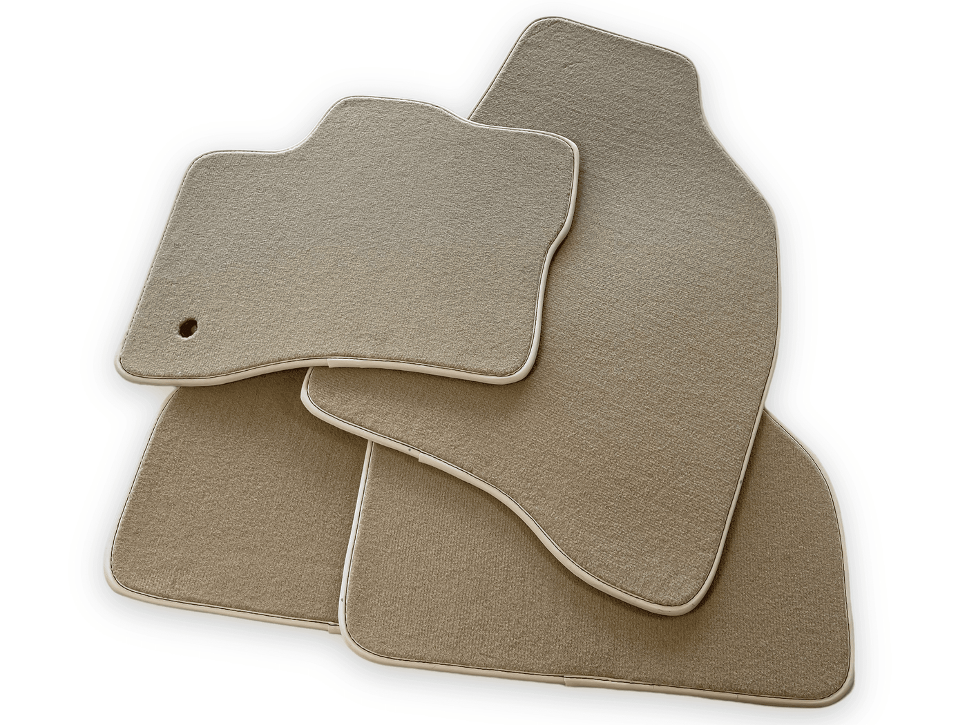 Floor Mats for Lincoln Continental (2017-2020) Sedan Beige Tailored Carpets - AutoWin