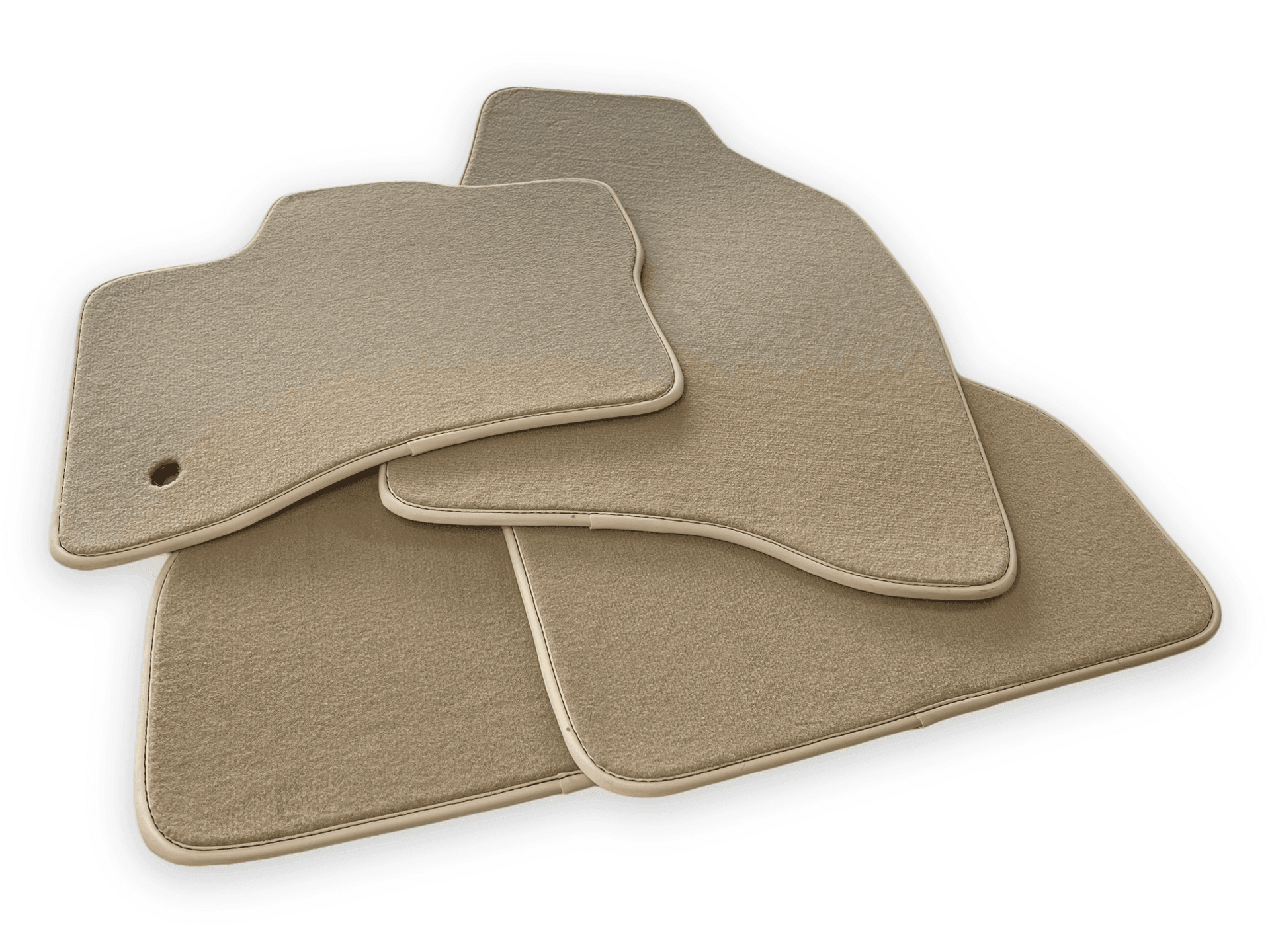 Floor Mats for Lincoln Nautilus (2019-2024) SUV Beige Tailored Carpets - AutoWin