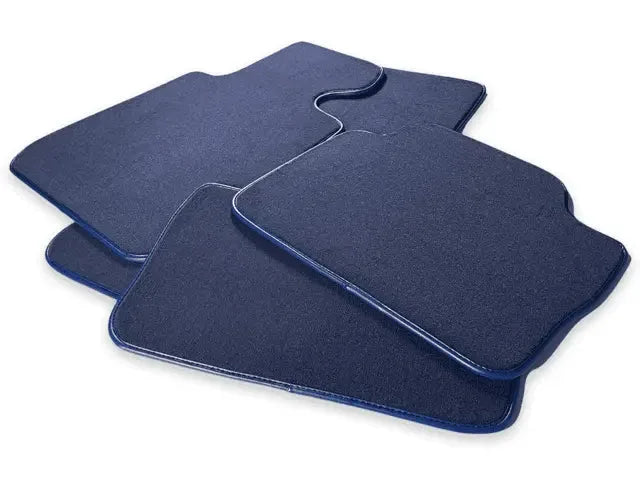 Floor Mats For Rolls Royce Ghost Series II (2021-2024) Dark Blue - AutoWin