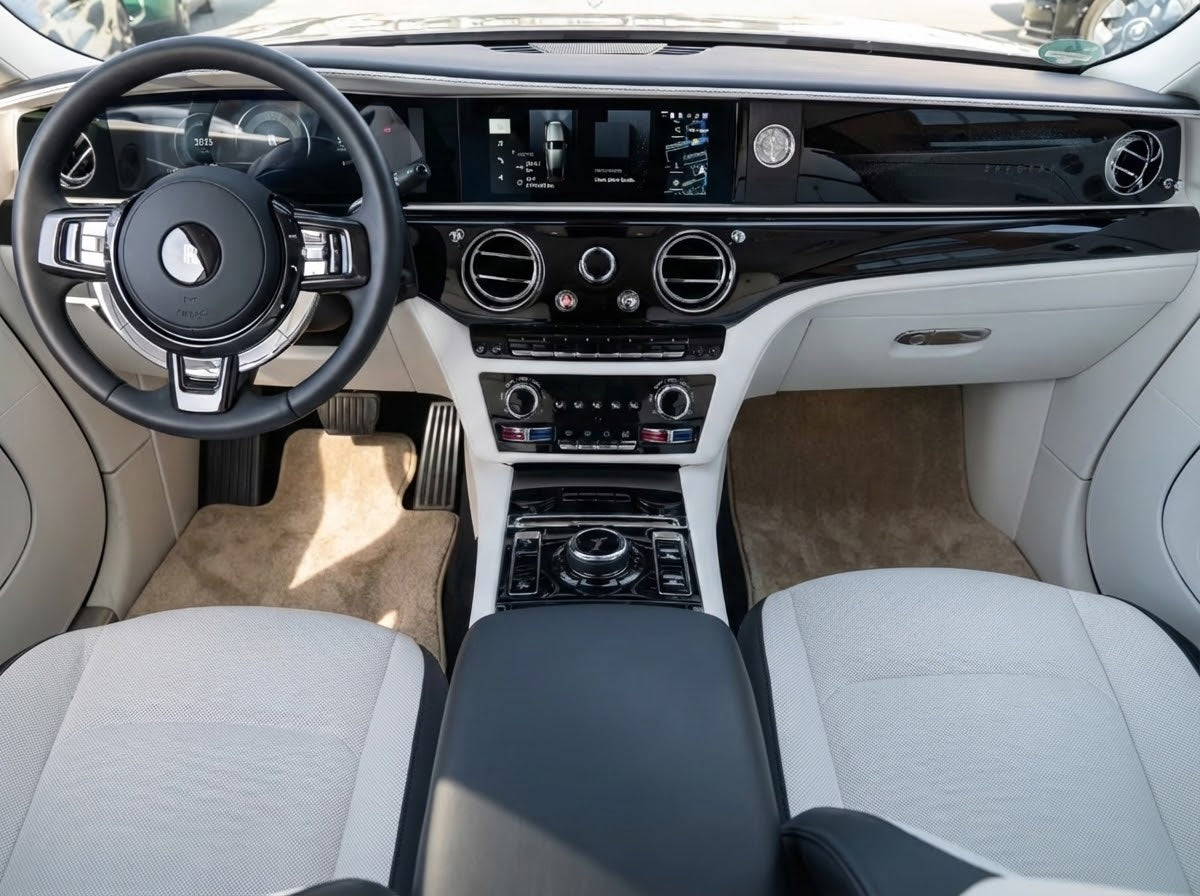 Floor Mats For Rolls Royce Spectre (2023-2024) Beige Luxury Quality