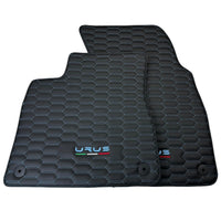 Floor Mats Set with Trunk Mat for Lamborghini Urus with Black Leather - AutoWin