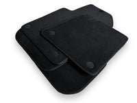 Genuine Alcantara Floor Mats for Ferrari 599 Coupe 2006-2012 Black ER56 Design - AutoWin