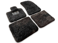 Genuine Sheepskin Floor Mats Bentley Bentayga Er56 Design Brand - AutoWin