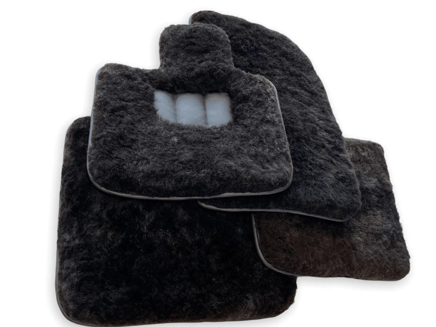 Genuine Sheepskin Floor Mats Bentley Flying Spur (2005-2013) Er56 Design Brand - AutoWin