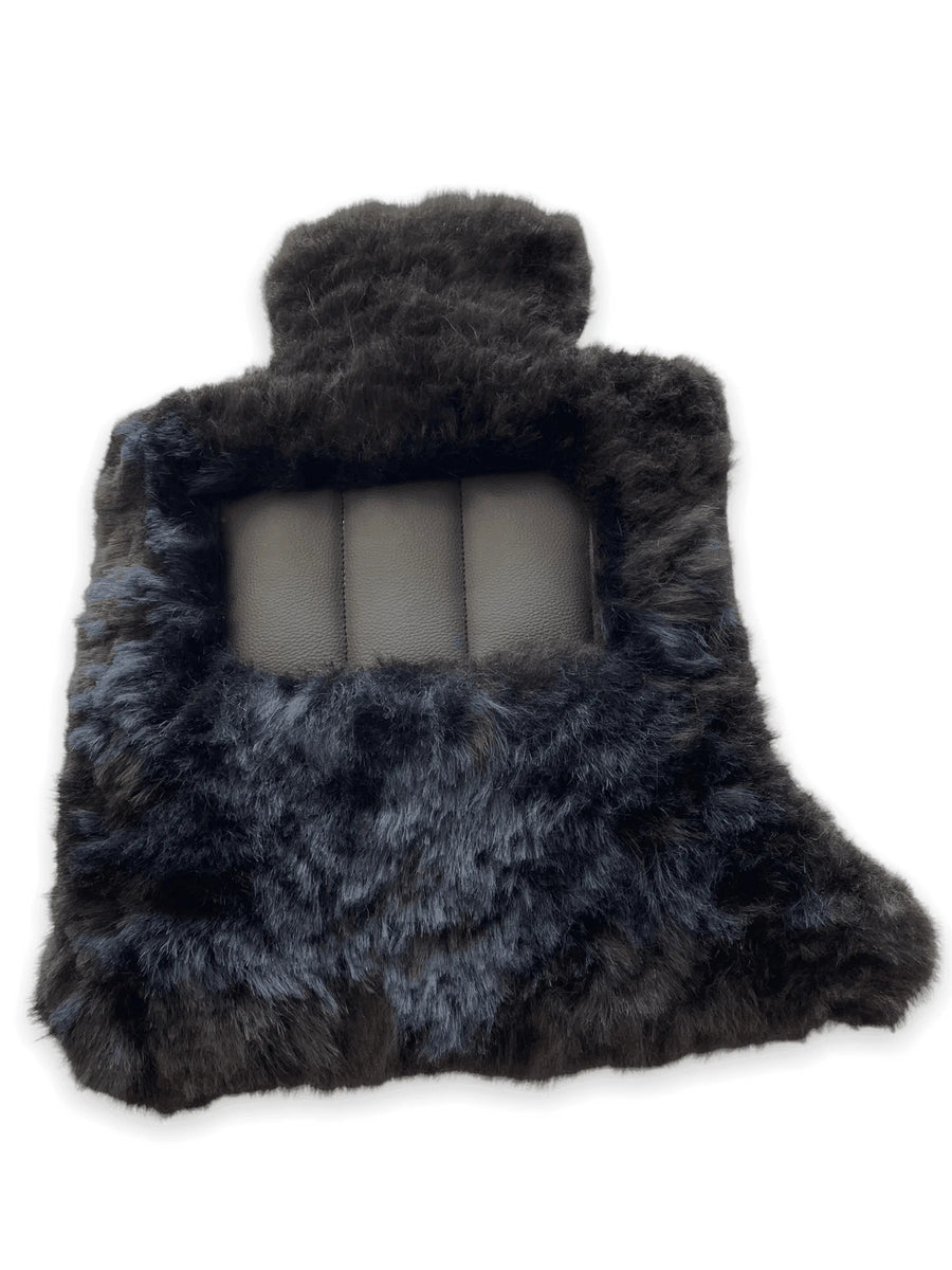 Genuine Sheepskin Floor Mats Rolls Royce Phantom VIII (2017-2024) ER56 Design Brand - AutoWin